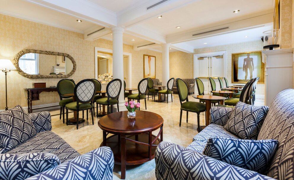 Lobby at our montreal hotel